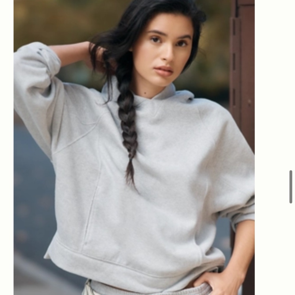 Anthropologie subtle sparkles gray  Hoodie Sweater!! NWOT! Very cozy!!